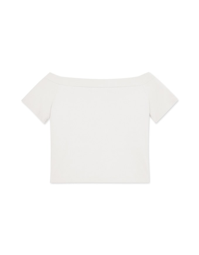 Casual Off Shoulder Top (With Padding)