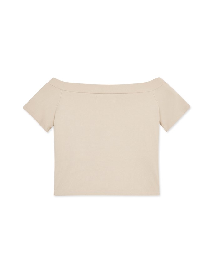 Casual Off Shoulder Top (With Padding)
