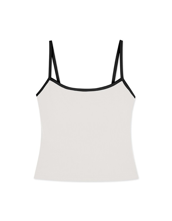 Contrast Color Cami Top (With Padding)