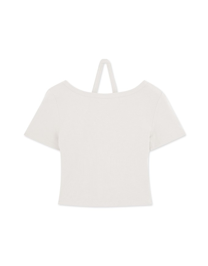 Halter Neck Short Sleeve Top