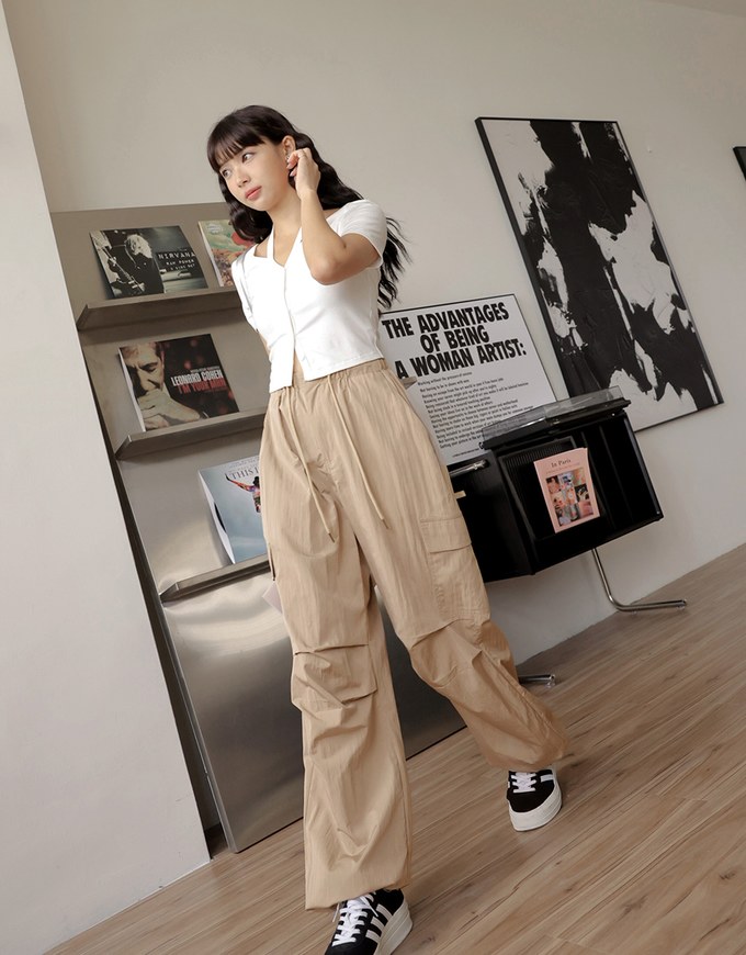 Halter Neck Short Sleeve Top