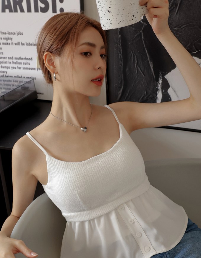 Splice Cami Top (With Shoulder)