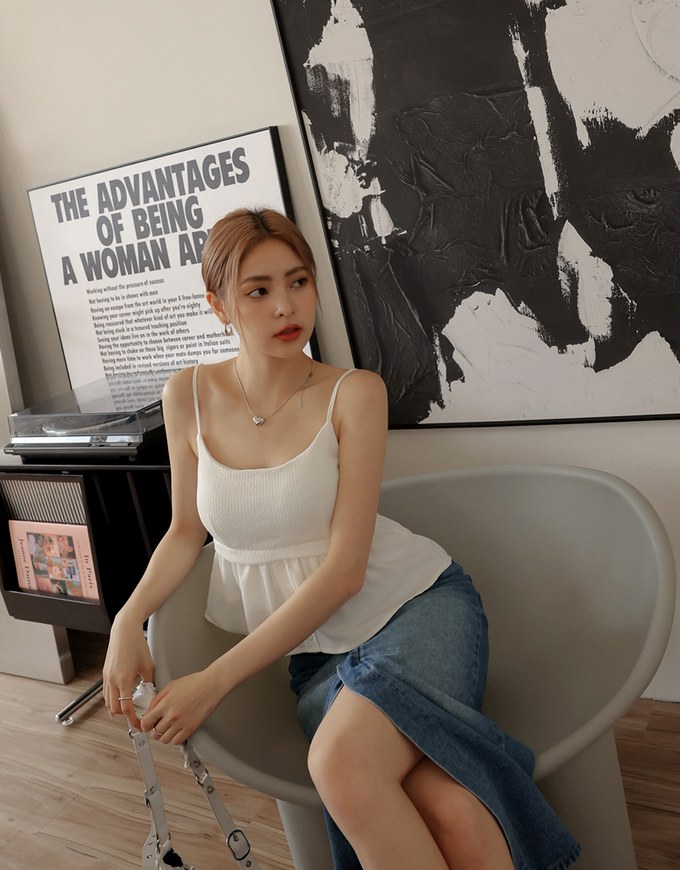 Splice Cami Top (With Shoulder)