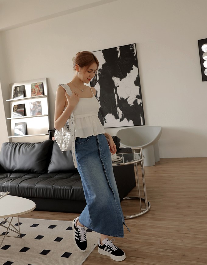 Splice Cami Top (With Shoulder)