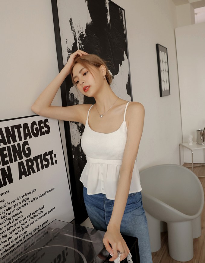 Splice Cami Top (With Shoulder)