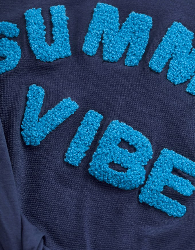 SUMMER VIBE Tied Short Sleeve T-Shirt
