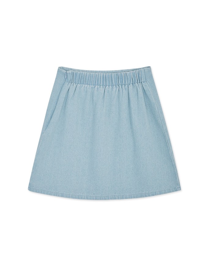 High Waisted Denim Jeans Skirt