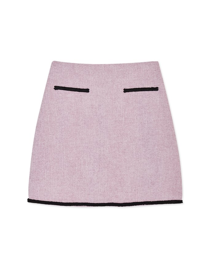 Tweed High Waisted Skirt