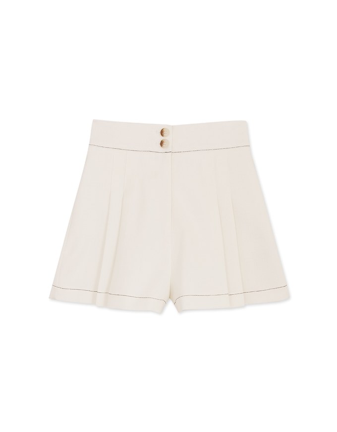 Double Pleated Shorts