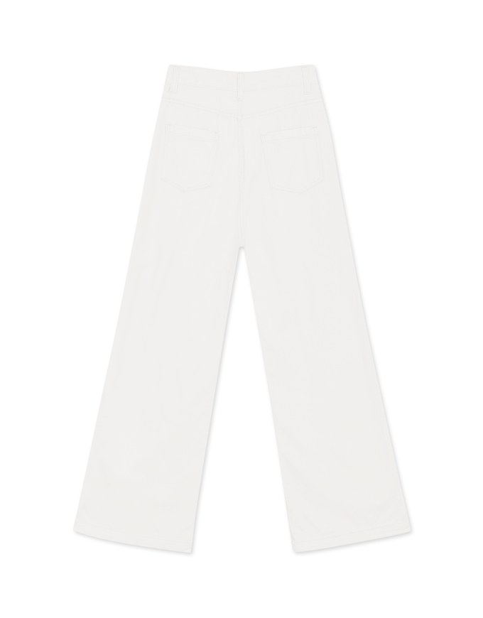 High Waisted Flare Denim Jeans Pants