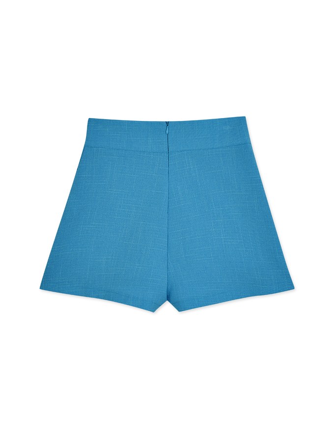 Plain Color High Waisted Shorts