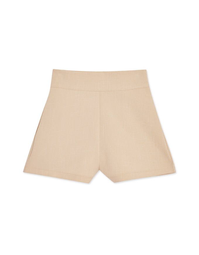 Plain Color High Waisted Shorts