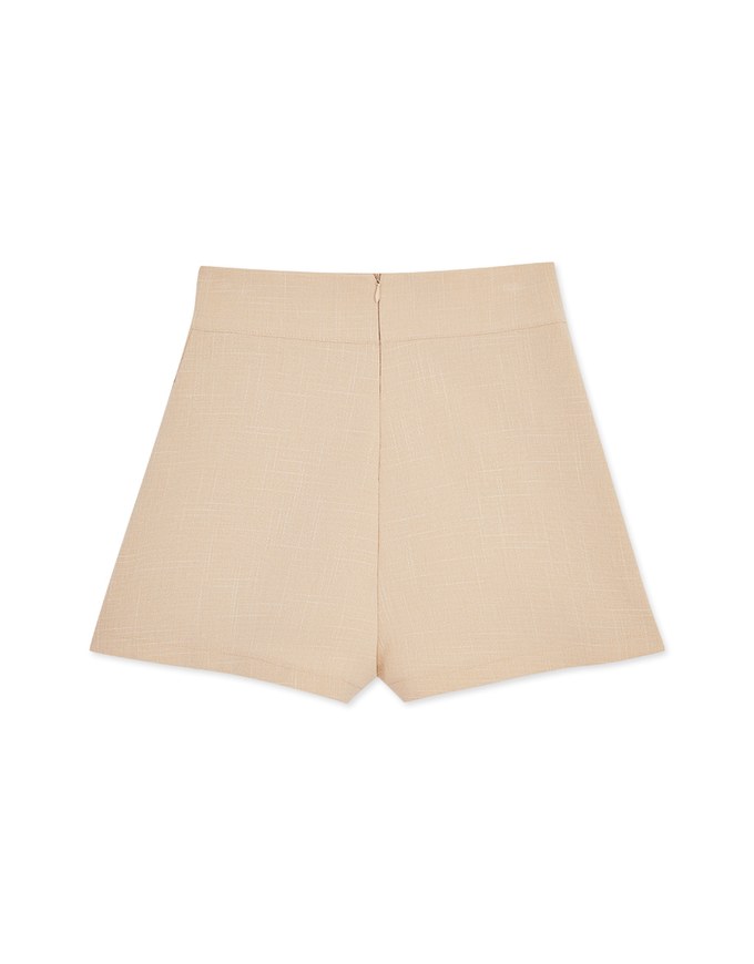 Plain Color High Waisted Shorts