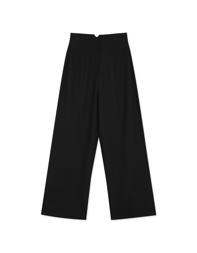 High Natural Waistline Suit Pants