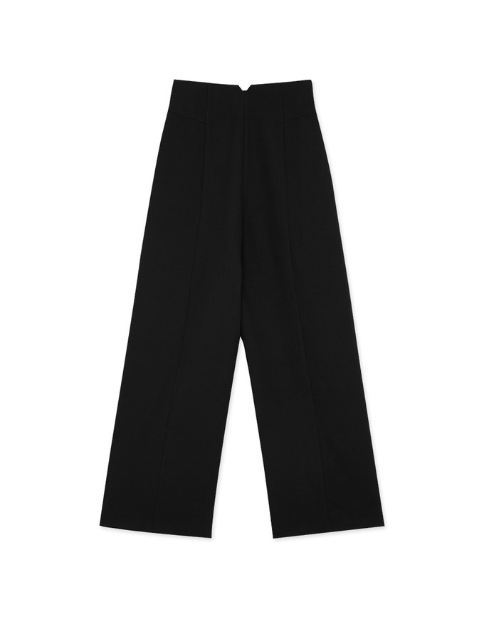 High Natural Waistline Suit Pants