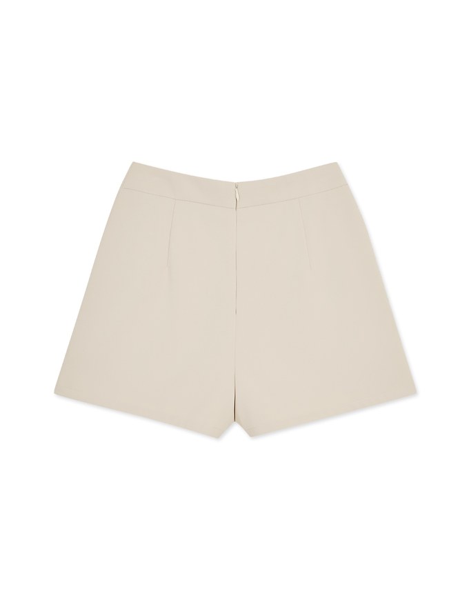 Edgy Chic Side Buttoned Skorts