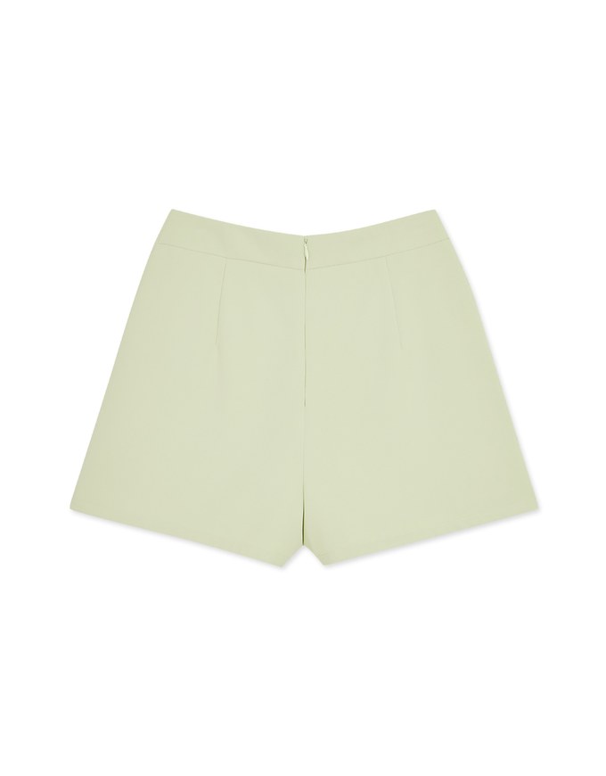 Edgy Chic Side Buttoned Skorts