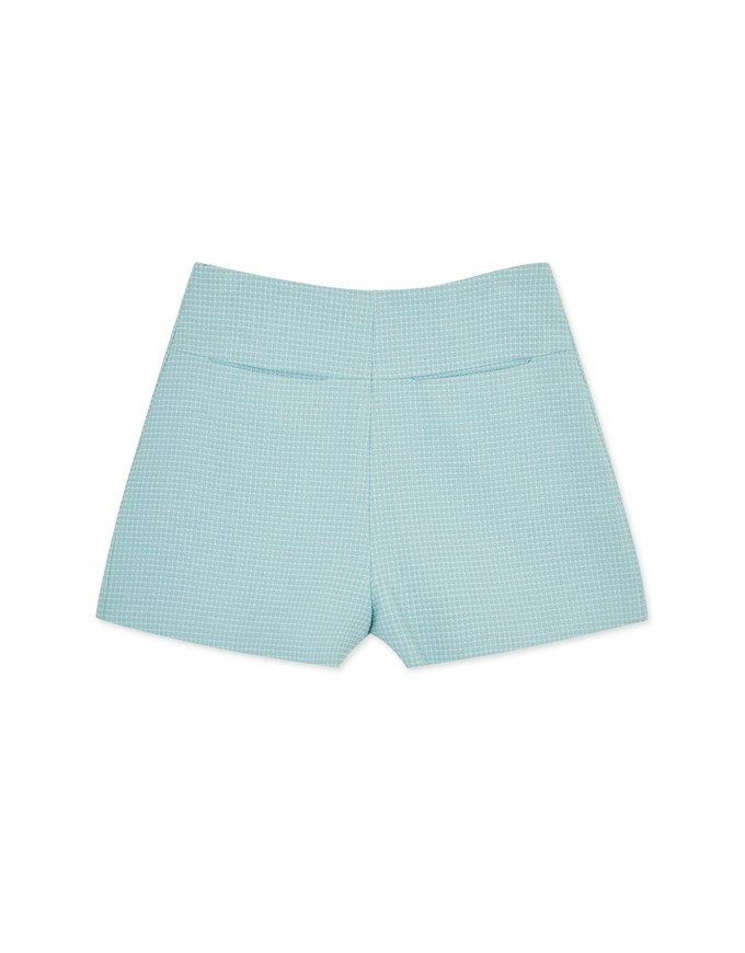 Coarse Knit Wide Waist Shorts
