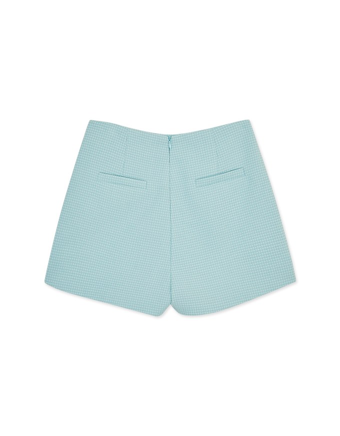 Coarse Knit Wide Waist Shorts