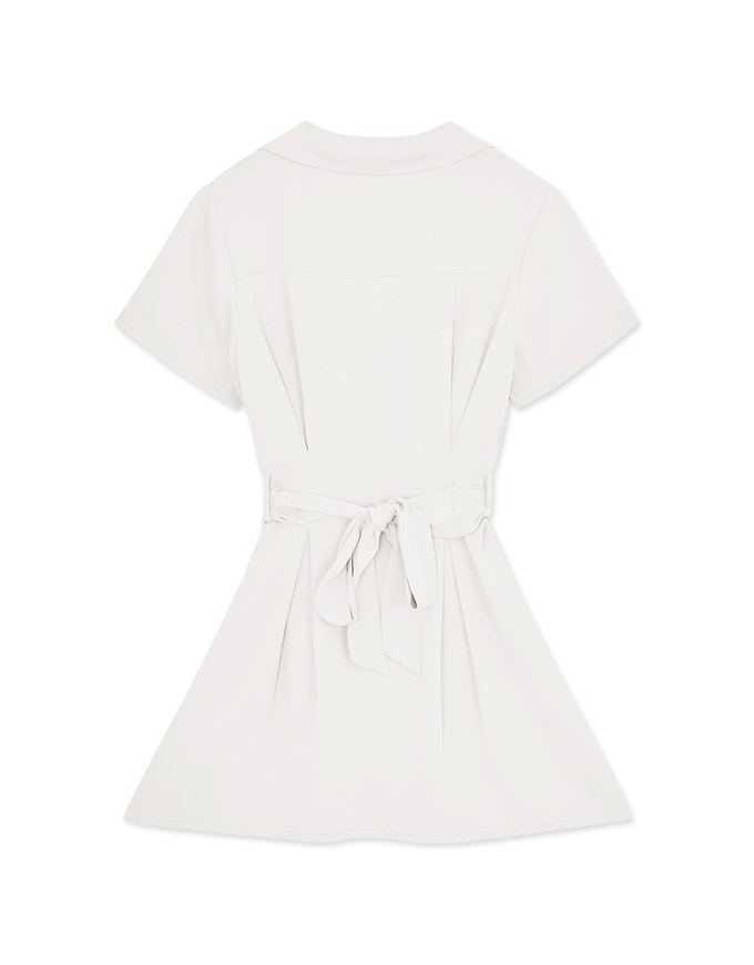 Scrunch Belted Mini Dress