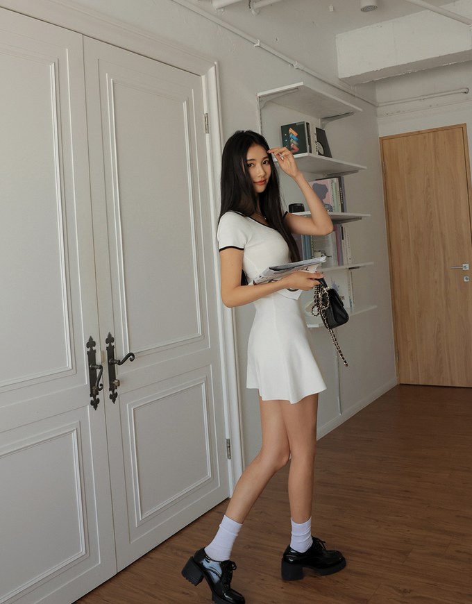 Beyond Basic Bodycon Flare Dress