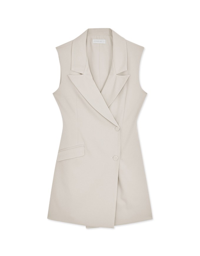 Chic Blazer Mini Dress (With Shoulder Pads)