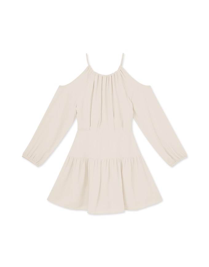 Sweet Sultry Shuolder Cut Out Mini Dress