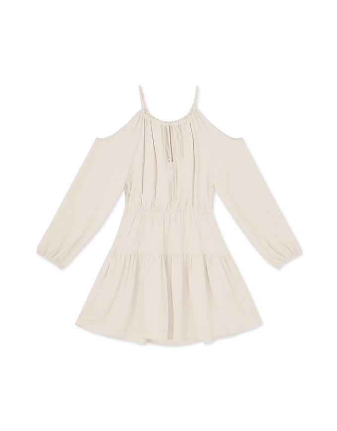 Sweet Sultry Shuolder Cut Out Mini Dress