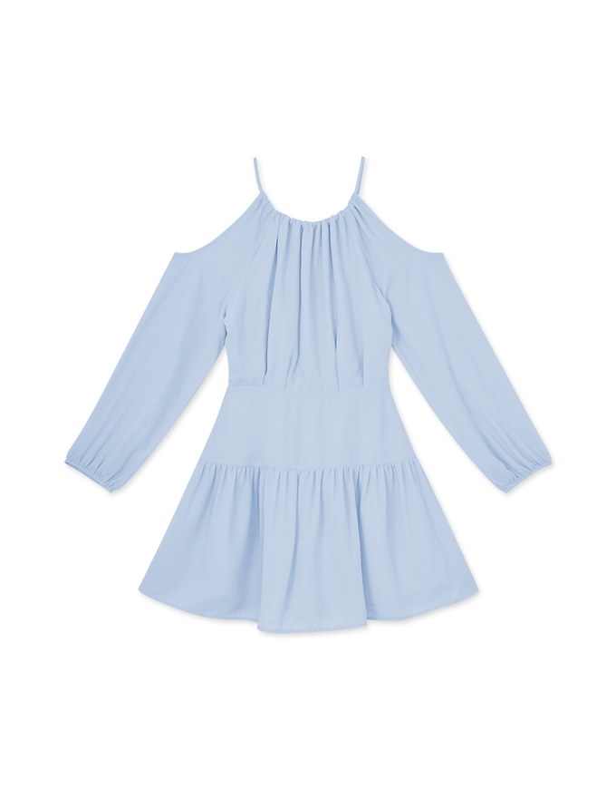 Sweet Sultry Shuolder Cut Out Mini Dress