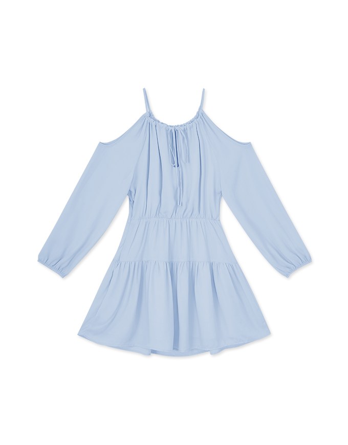 Sweet Sultry Shuolder Cut Out Mini Dress