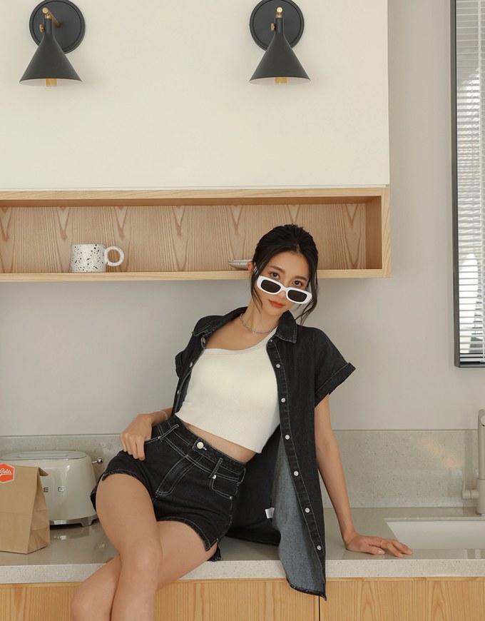 Denim Jeans Oversized Blazer Jacket