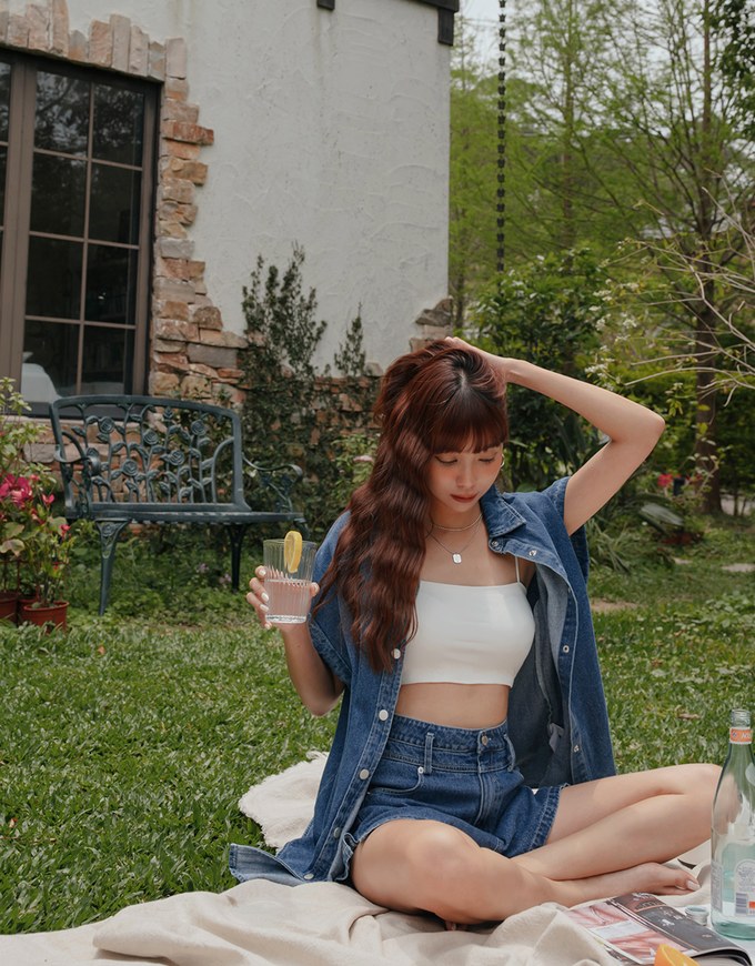 Denim Jeans Oversized Blazer Jacket
