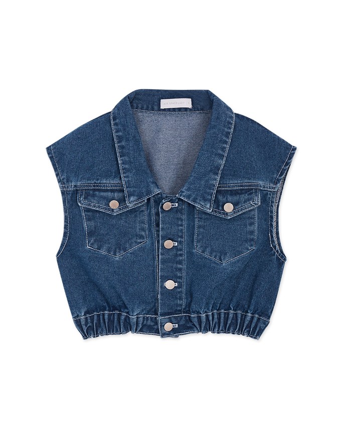 Casual Chic Denim Jeans Vest