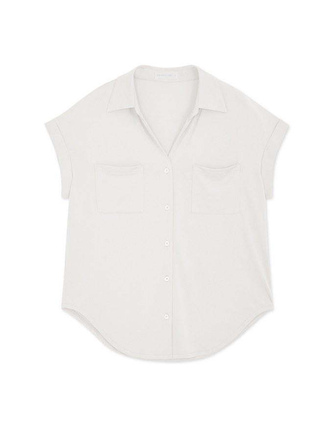 Breezy Cooling Double Pockets Blouse Shirt