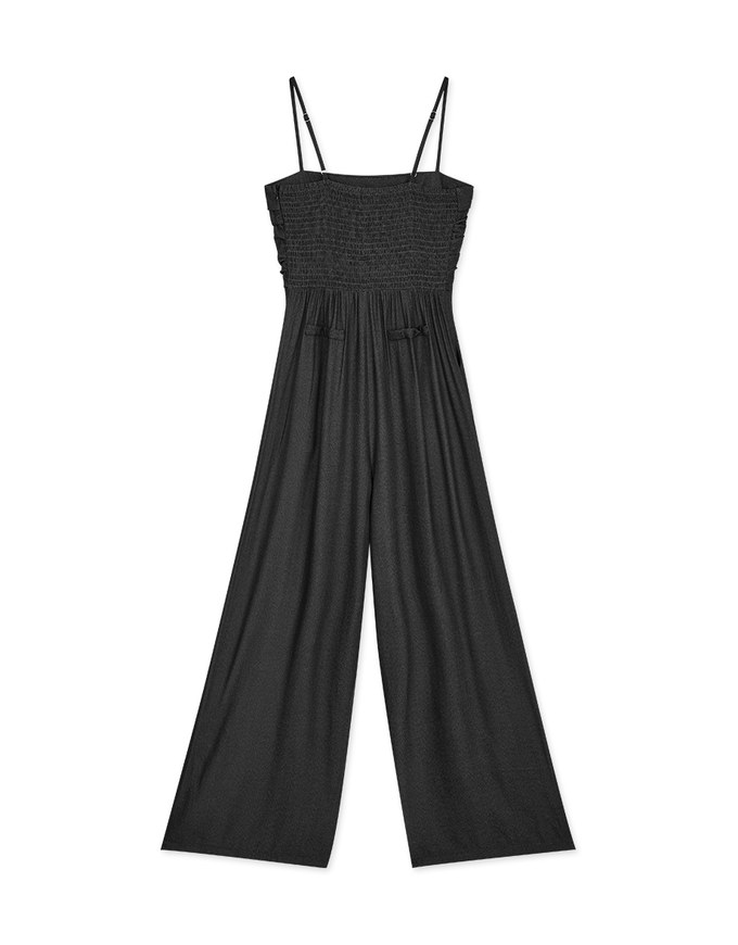 Smart Casual Thin Strap Jumpsuit (With Padding)