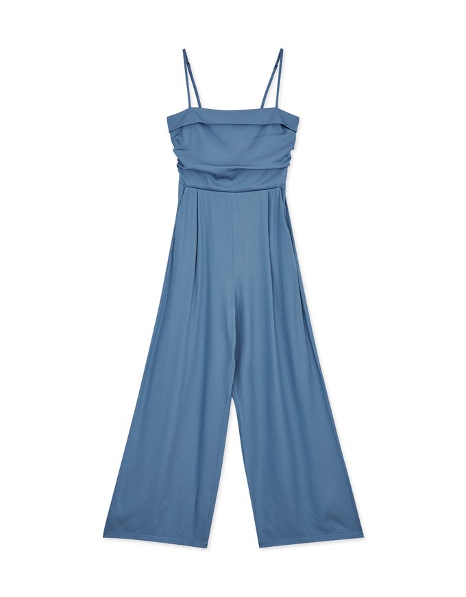 Smart Casual Thin Strap Jumpsuit (With Padding)