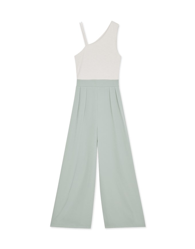 Casual Asymmetric Tank Jumpsuit