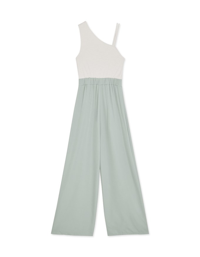 Casual Asymmetric Tank Jumpsuit
