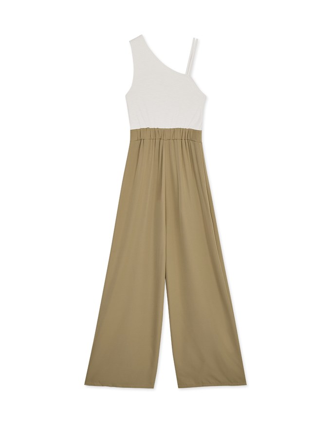 Casual Asymmetric Tank Jumpsuit