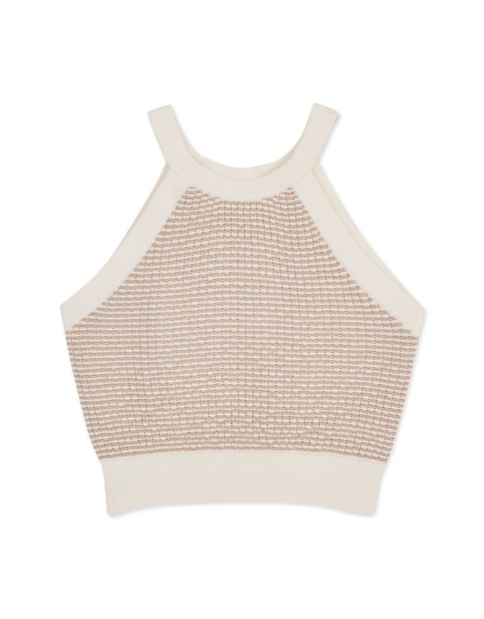 Très Chic Halter Knit Top