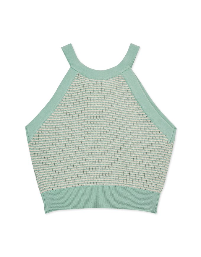 Très Chic Halter Knit Top