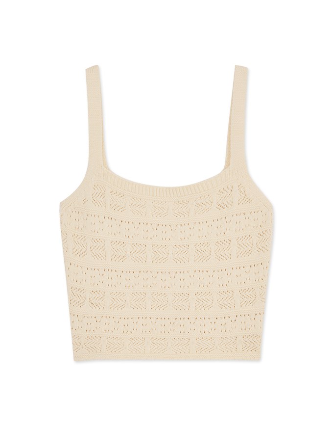 Knit Crop Cami Top