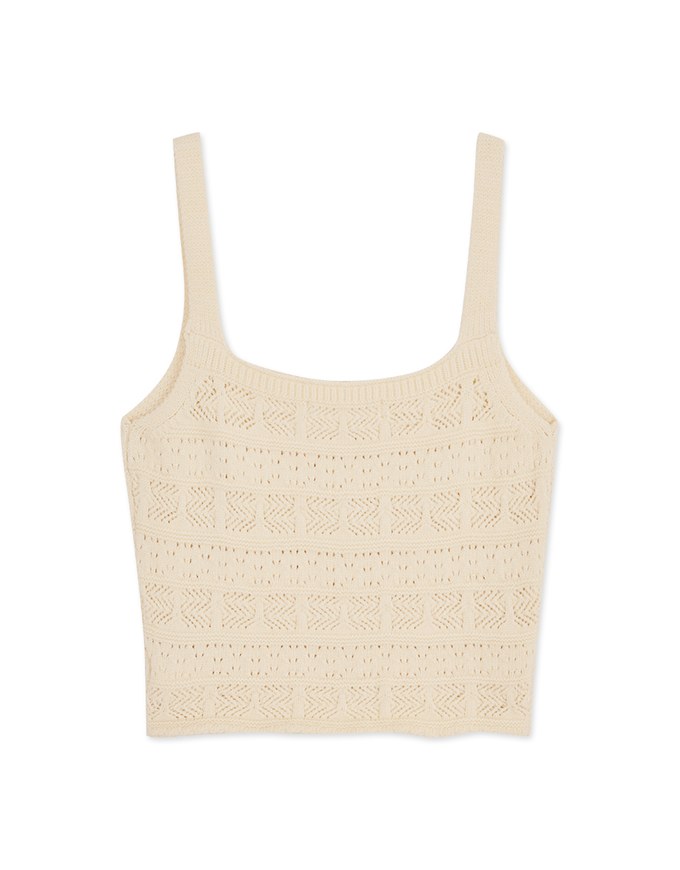 Knit Crop Cami Top