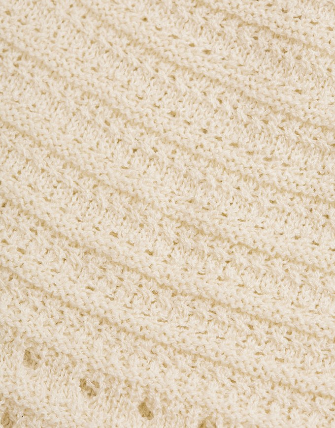 Tie Back Hole Knit Top
