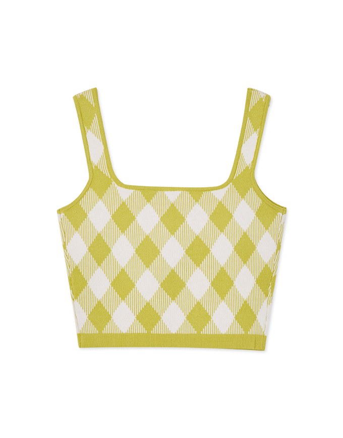 Summer Checkered Tank Top