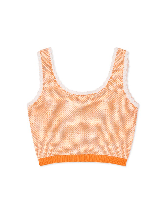 Cutie Edge Knit Tank Top