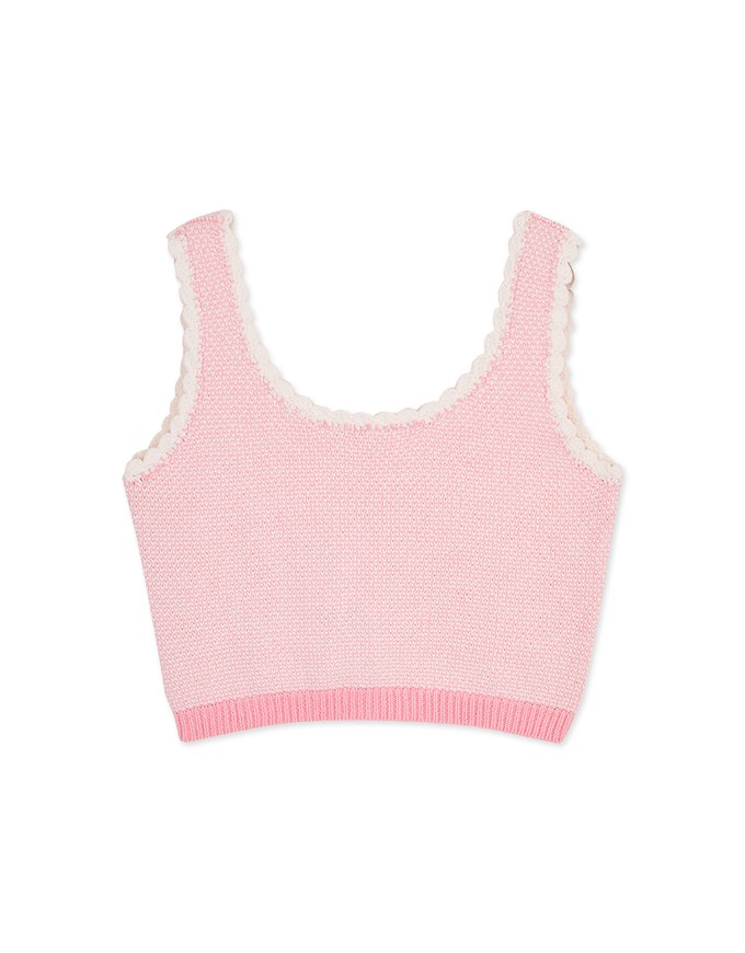 Cutie Edge Knit Tank Top