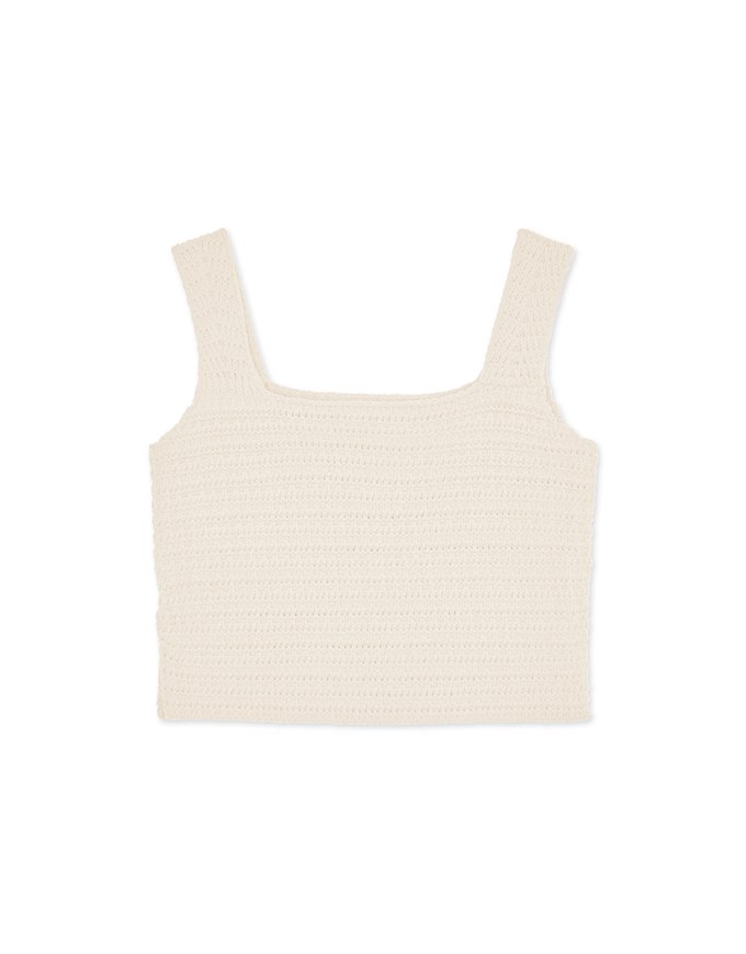 Textured Knit Tank Top