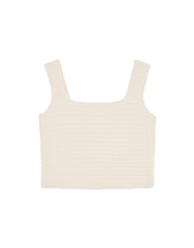 Textured Knit Tank Top