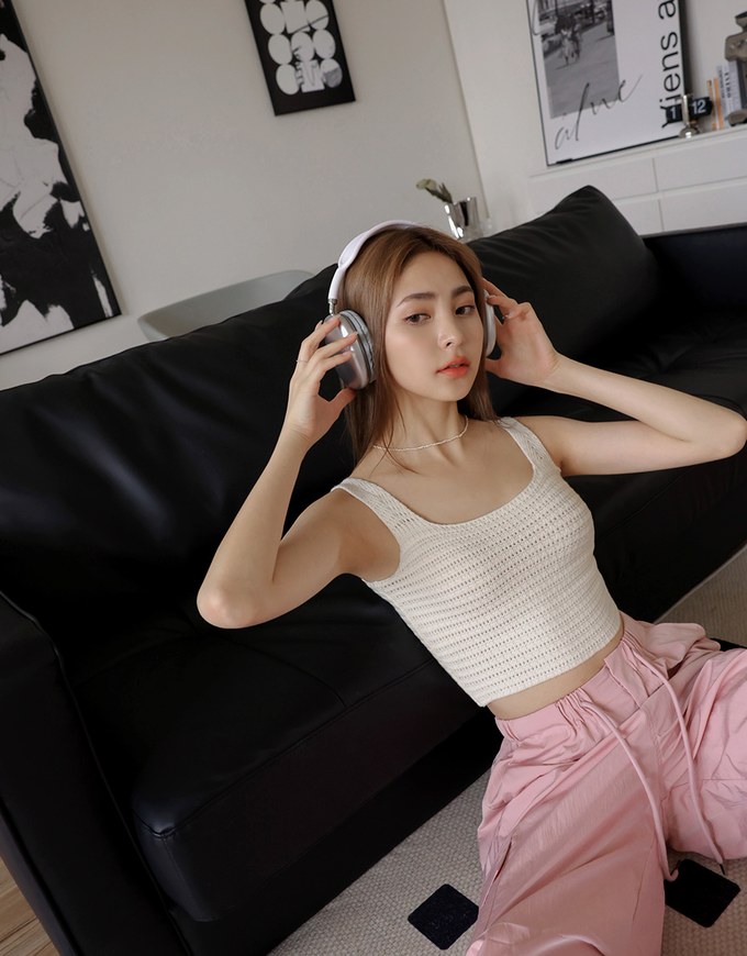 Textured Knit Tank Top